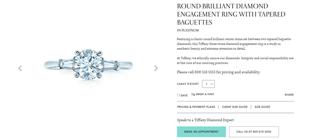 Tiffany Product Description tiffany jewelry product description