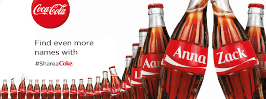 Share a coke campaign Share a coke campaign