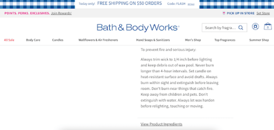 Bath & Body Works