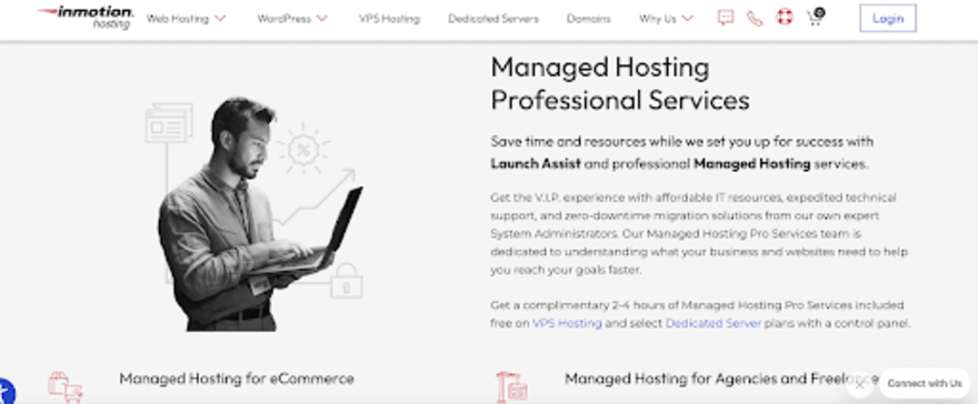 InMotion hosting provider InMotion homepage