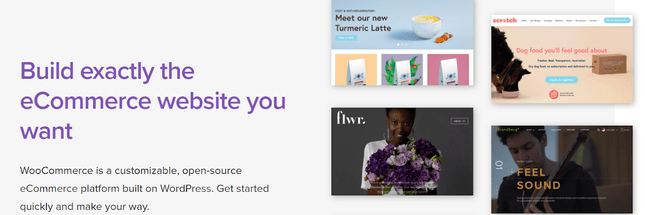 use wordpress with an ecommerce plugin woocommerce example