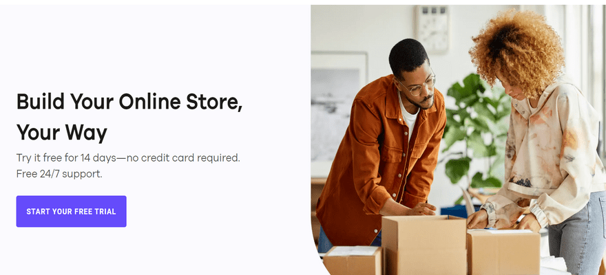 Volusion ecommerce software home