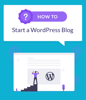 how to start a wordpress blog featured image