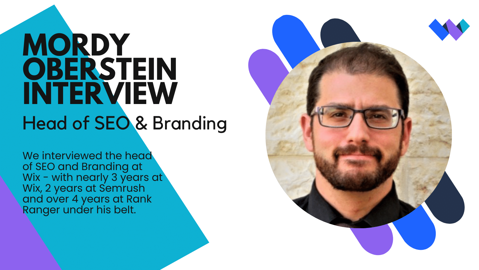 WBE Interview Mordy (1) Graphic with image of Mordy and information about his career experience
