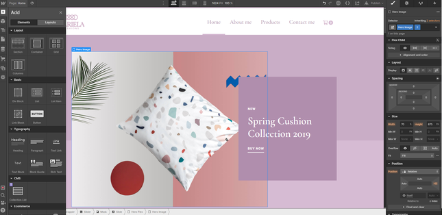 Webflow editor Webflow editor