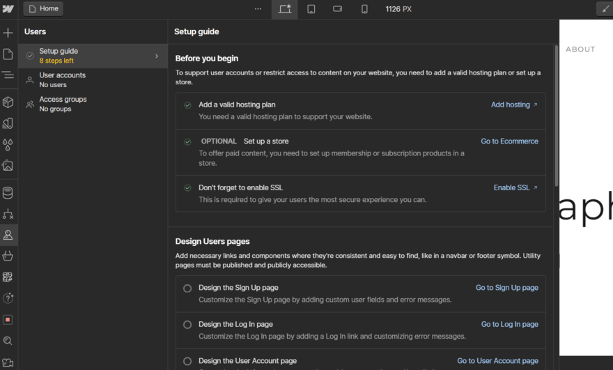 Webflow member setup guide Webflow's setup guide for membership areas