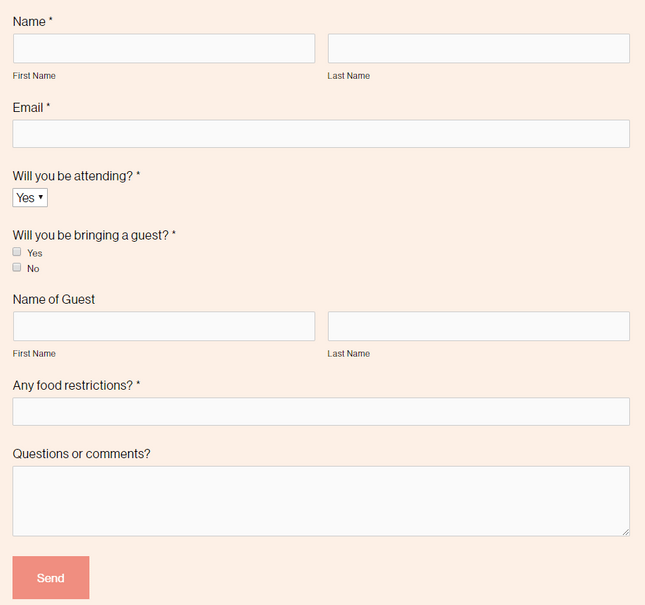 wedding website online rsvp example wedding website online rsvp example