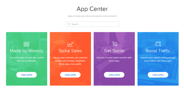 weebly app center weebly app center