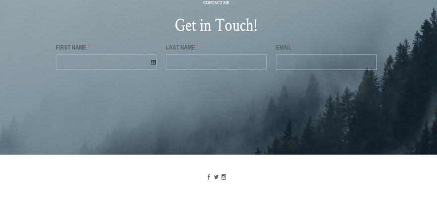 weebly portfolio template js photography get in touch
