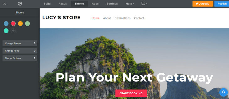 weebly review color customization 1 weebly editor changing the button colour to red from a 5 presets