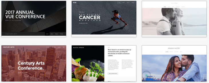 weebly events themes