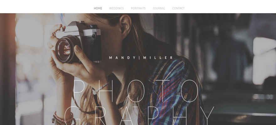 weebly template personal mandy miller home