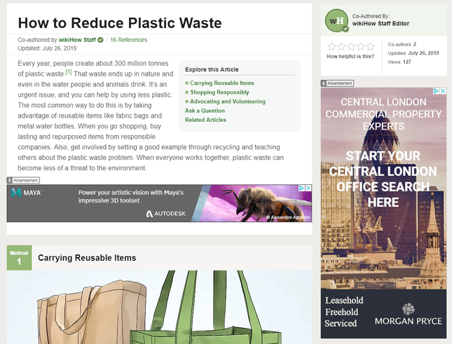 wikihow advert placement example wikihow advert placement example