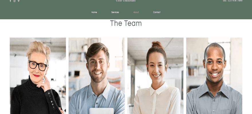 wix business template wright and taylor about