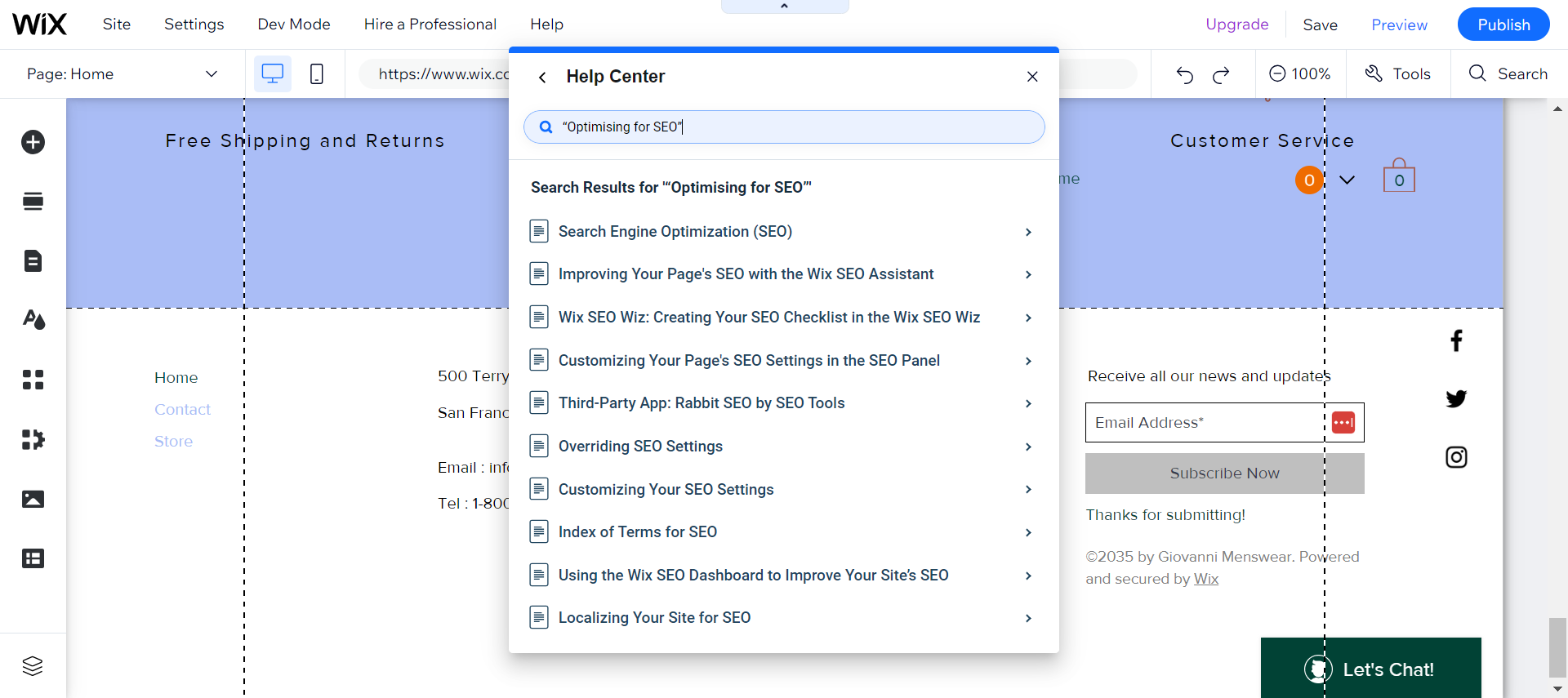 wix help center