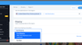 An image of Wix's white shipping page, with a drop down showing users how to change shipping destination.