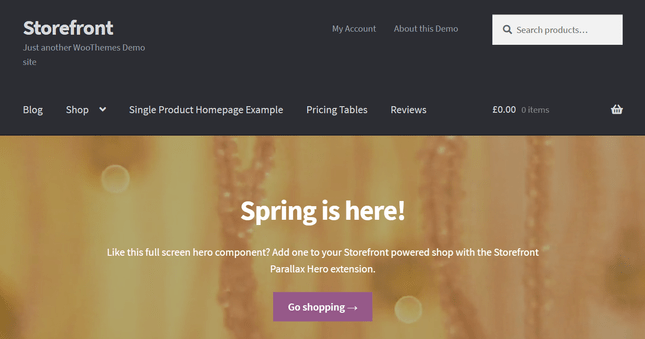 woocommerce storefront theme woocommerce storefront theme demo