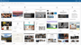 WordPress.com blogging themes ranging in style and example images