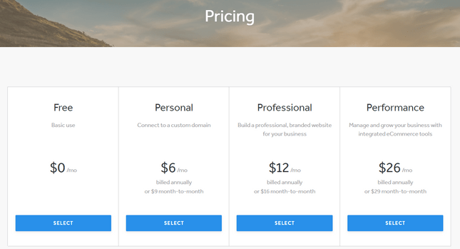 wordpress vs weebly pricing plans wordpress vs weebly pricing plans