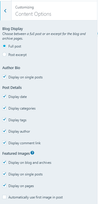 WordPress.com Blog Settings wordpress.com blogging settings