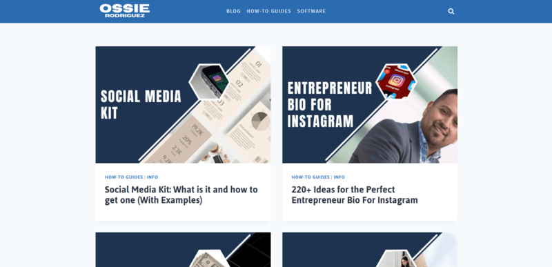 wordpress.org blogging user example a modern blog page with engaging featured images