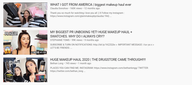 youtube makeup marketing youtube marketing example